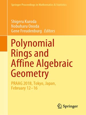 cover image of Polynomial Rings and Affine Algebraic Geometry